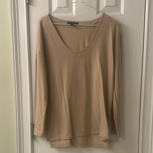 Women's Beige Banana Republic Long Sleeve Terry top